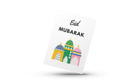 Eid Mubarak Mosque Card