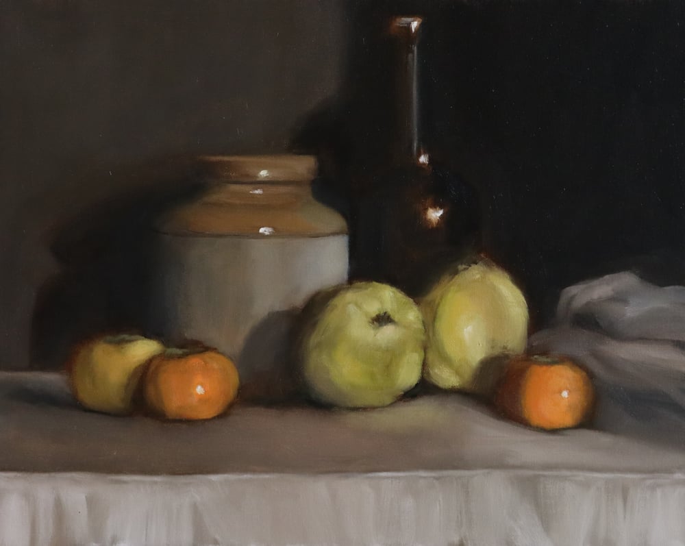 Image of Nature morte aux coings et aux kakis