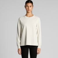 Image 3 of WOMENS LONG SLEEVE WINTER TEE- FADED GREY
