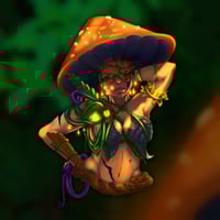Fungal Warrior Sticker