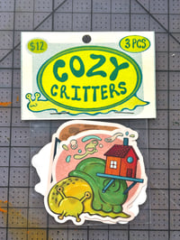 Image 1 of Cozy Critter Sticker Pack