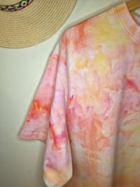 Image 3 of Ice dye T-shirt Peach