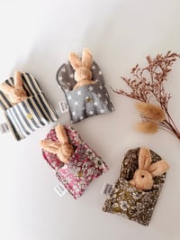 Image 3 of Tiny Plush bunny - Pink