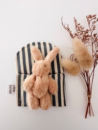 Image 2 of Tiny plush - blue stripe