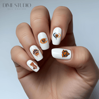 Image 1 of CHICAGO BEARS FOOTBALL NAIL DECALS 
