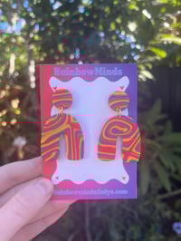 Image 1 of Rainbow arch earrings 