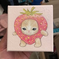 Image 2 of strawberry cat🍓