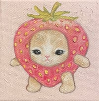 Image 1 of strawberry cat🍓
