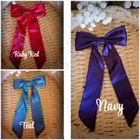 Image 4 of Long Tail Satin Bow