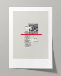 Image 1 of Bristol City FC Vintage Programme Collage – Football Art Print – Series 1