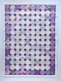 Image 1 of Mauve Baby Quilt