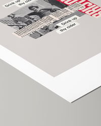 Image 2 of Bristol City FC Vintage Programme Collage – Football Art Print – Series 2