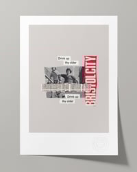 Image 1 of Bristol City FC Vintage Programme Collage – Football Art Print – Series 2