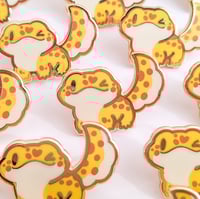 Image 2 of Leopard Gecko - Tiny Reptile Enamel Pins