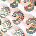 Northern Crested Newt - Mini Amphibian Enamel Pins