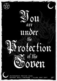 Image 1 of Under the Protection of the Coven Art Print