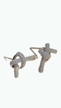 Image 2 of TIE THE KNOT STUD| BRIDAL BABE DROP
