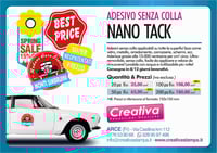 Adesivo Senza Colla con Nano Tack