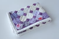 Image 5 of Mauve Baby Quilt