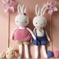 Image 2 of Livre numérique Un Printemps à Câliner-Tutoriels de doudous et poupées au crochet
