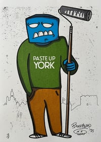 Image 1 of Paste-up York screen print 