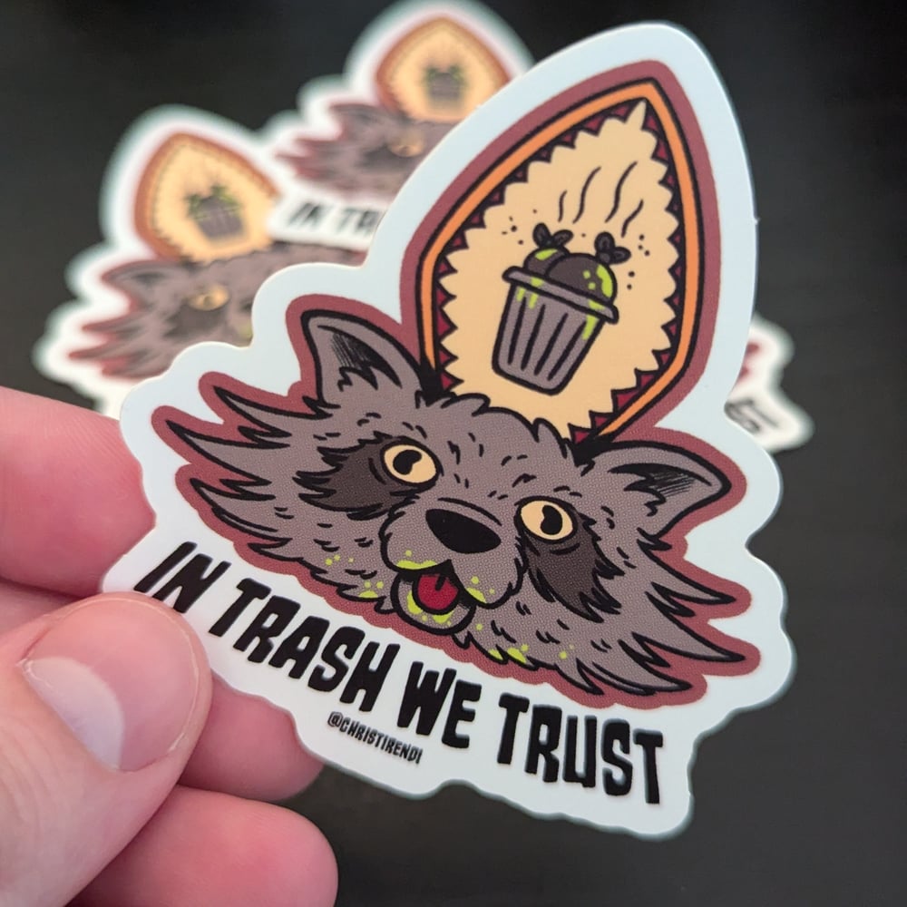 Raccon Pope Sticker