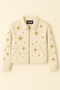 Image 1 of Stars n Stuff Off White Colored Jacket