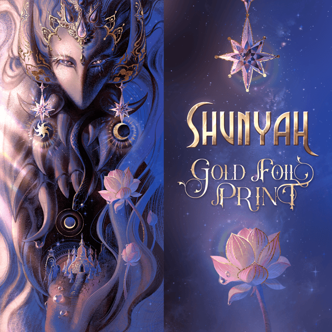 Shunyah Gold Foil Print
