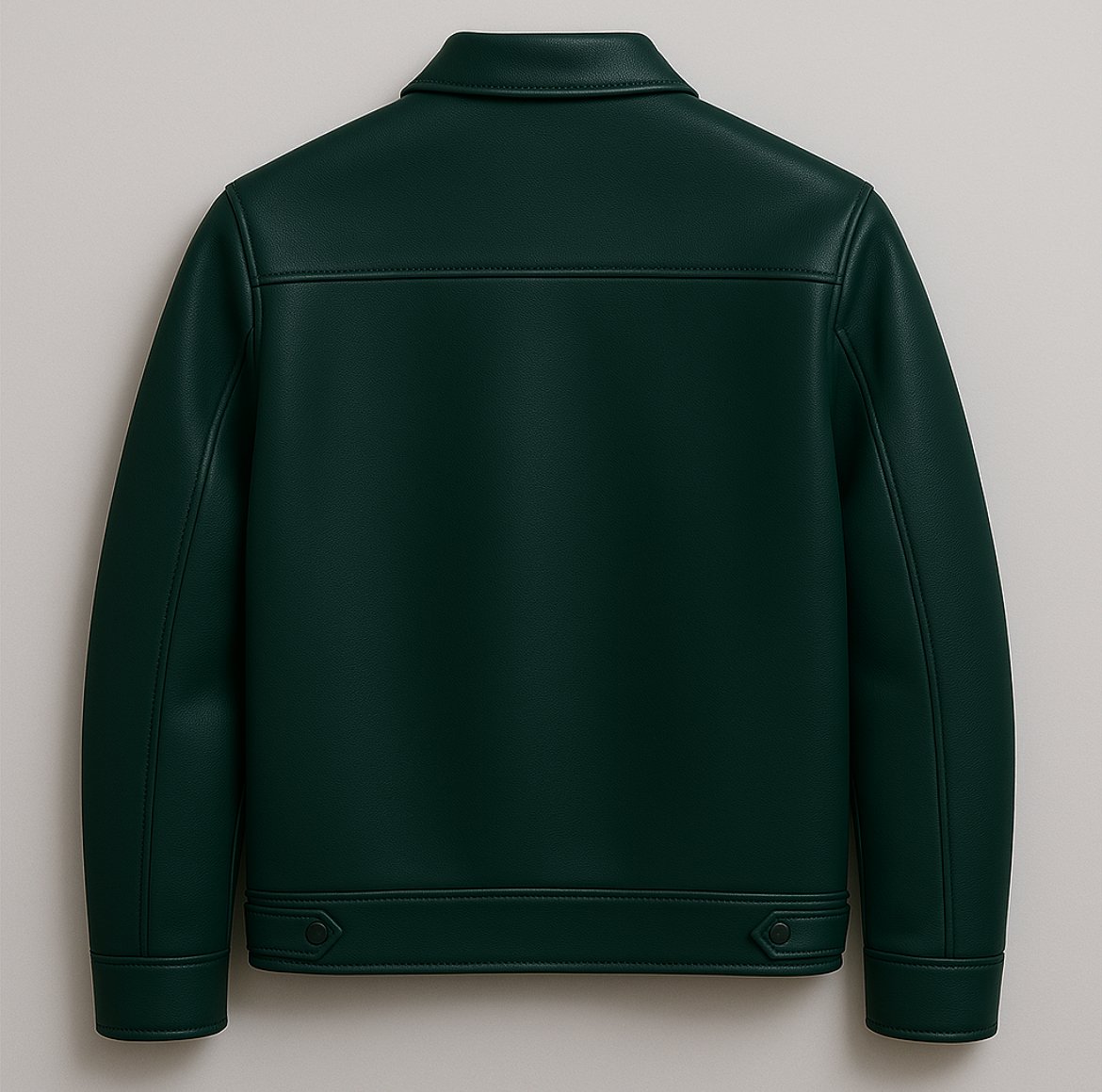 ATRCTR ダークグリーン ジャケット Dark Green Leather Jacket | Anatra Clothing