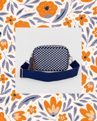 Image 1 of Navy Camera Bag