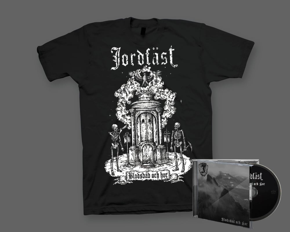 Jordfäst - Blodsdåd Och Hor T-shirt CD Bundle (Pre-ORDER)