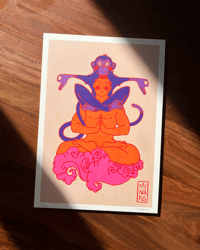 Image 1 of PRINT | ZODIAC : MONKEY