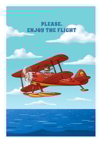 Image 2 of Enjoy the flight - Print
