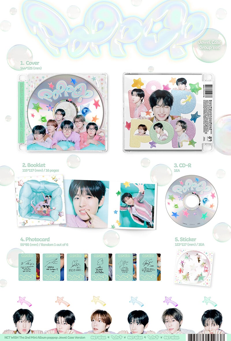Image of [PRE-ORDER] NCT WISH ‘poppop’ (Jewel Case Ver.)