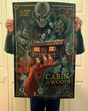 Image of Cabin In the Woods Artist's Proof Screenprint