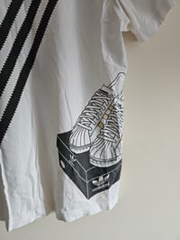 Image 3 of Vintage Adidas retro 3 stripe Bboy oversized t shirt 