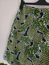 Image 1 of Pre loved H&M pineapple print wiggle pencil skirt 