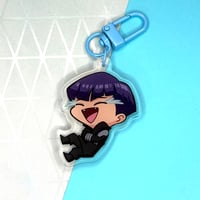 Image 1 of Hoshina Laughing Double-Sided Keychain