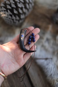 Image 2 of Collana Punta di Corno -camoscio-
