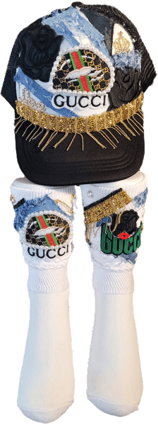 Image of Designer Hat & Socks Set