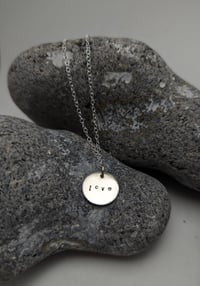love stamp pendant