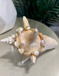 Image 3 of Flat Pearl Bracelets 