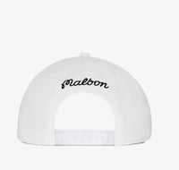 Image 3 of MALBON FUTURA AGUSTA POLY 5 PANEL WHITE SNAPBACK