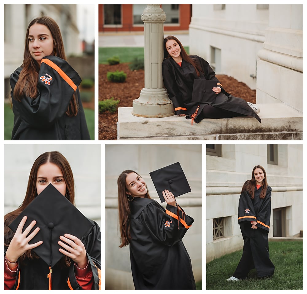 Image of Graduate Cap and Gown + School Spirit Mini Sessions.