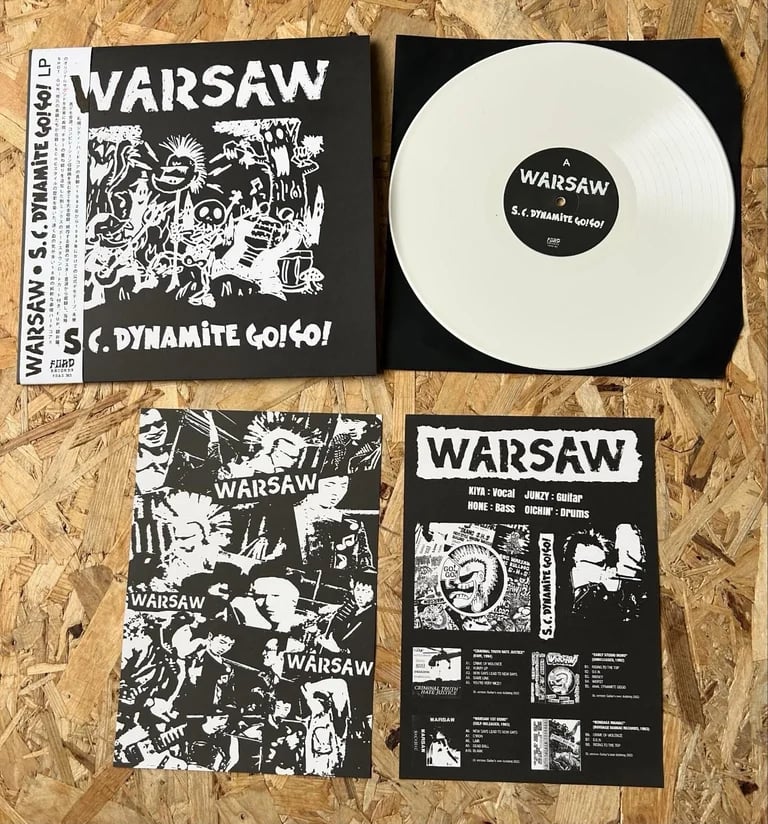 Warsaw -  "S.C. Dynamite Go Go!!" LP (Italian Import)
