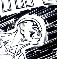 Image 2 of SILVER SURFER and GALACTUS  11" x 17"  Pin-Up !