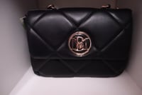 Image 1 of Badgley Mischka Quilted Crossbody (black