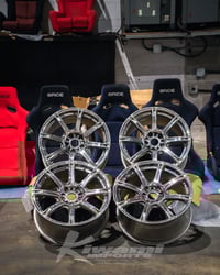 Image 1 of Work XC8 18x8.5J +34 18x9.5J +35 Set Chrome