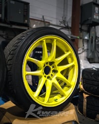 Image 2 of Work Emotion Cr Kai 18x9.5J +30 Pair Yellow