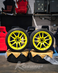 Image 1 of Work Emotion Cr Kai 18x9.5J +30 Pair Yellow